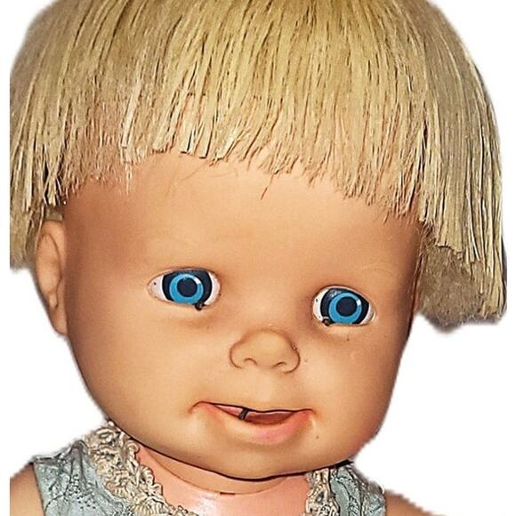 13" 1965 Mattel Cheerful Tearful Baby Doll - Picture 6 of 13